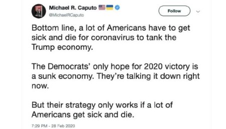 Michael Caputo made a series of racist tweets.